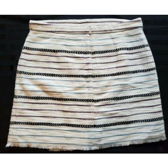 Ann Taylor Loft Skirt Size 12 Women's Short Wrap Business Career Multicolor - Picture 2 of 7